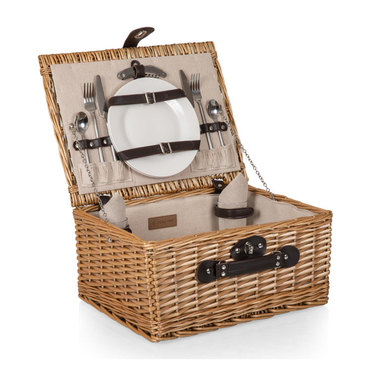 Picnic Time Classic Picnic Basket, Service for 2 Wayfair